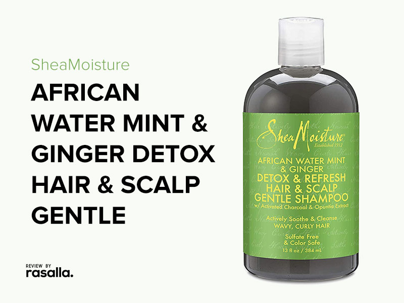 Sheamoisture African Water Mint Shampoo And Ginger Shampoo